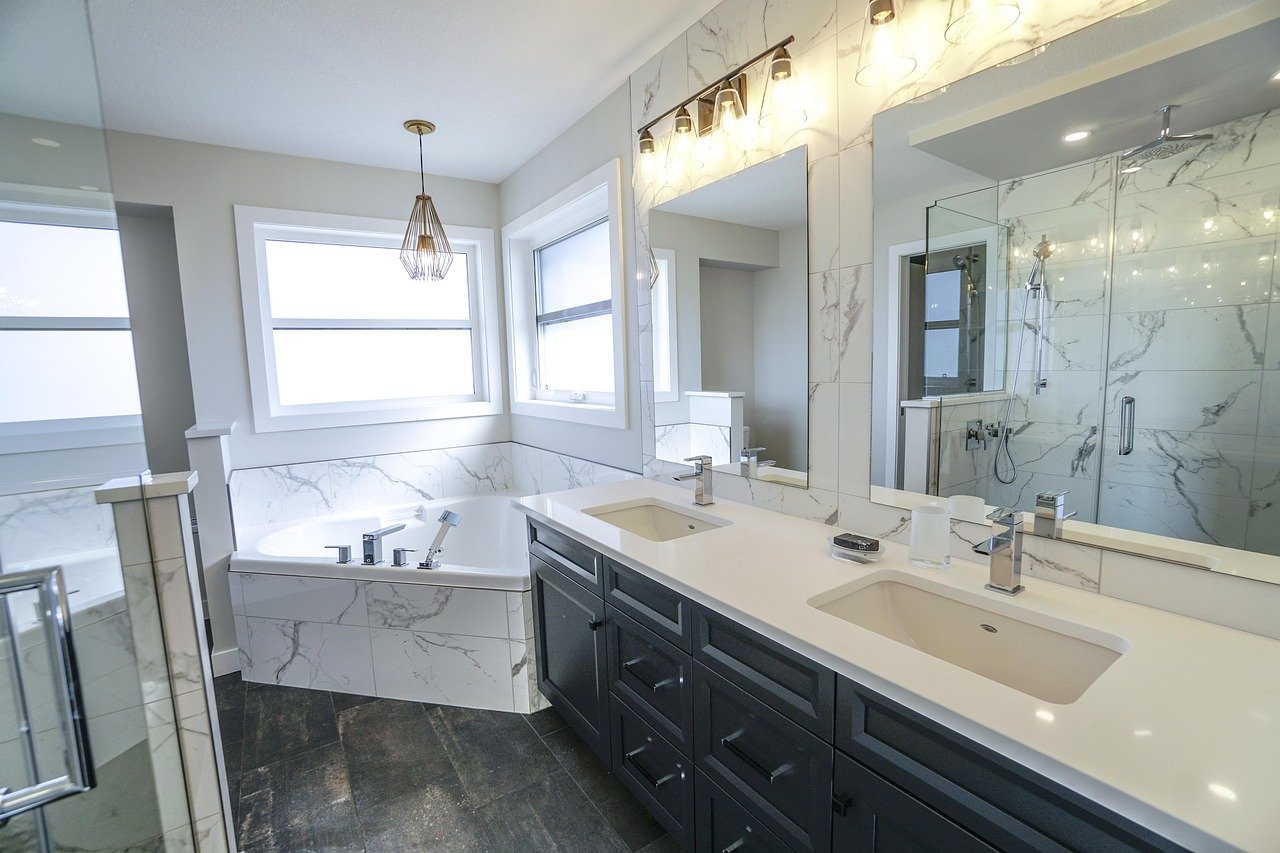 Custom bathroom vanity cabinetry