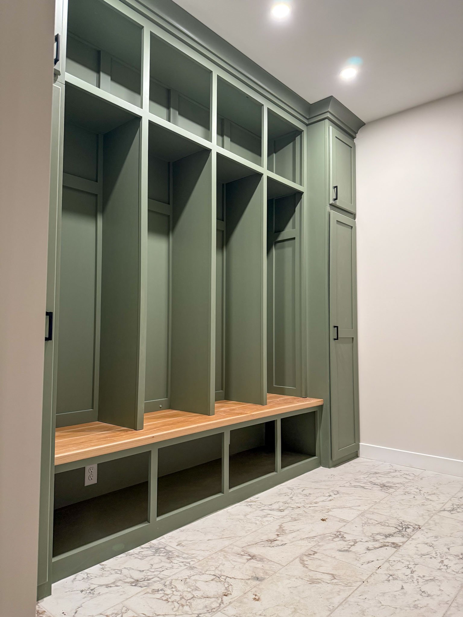 Built-in cabinetry and storage solutions